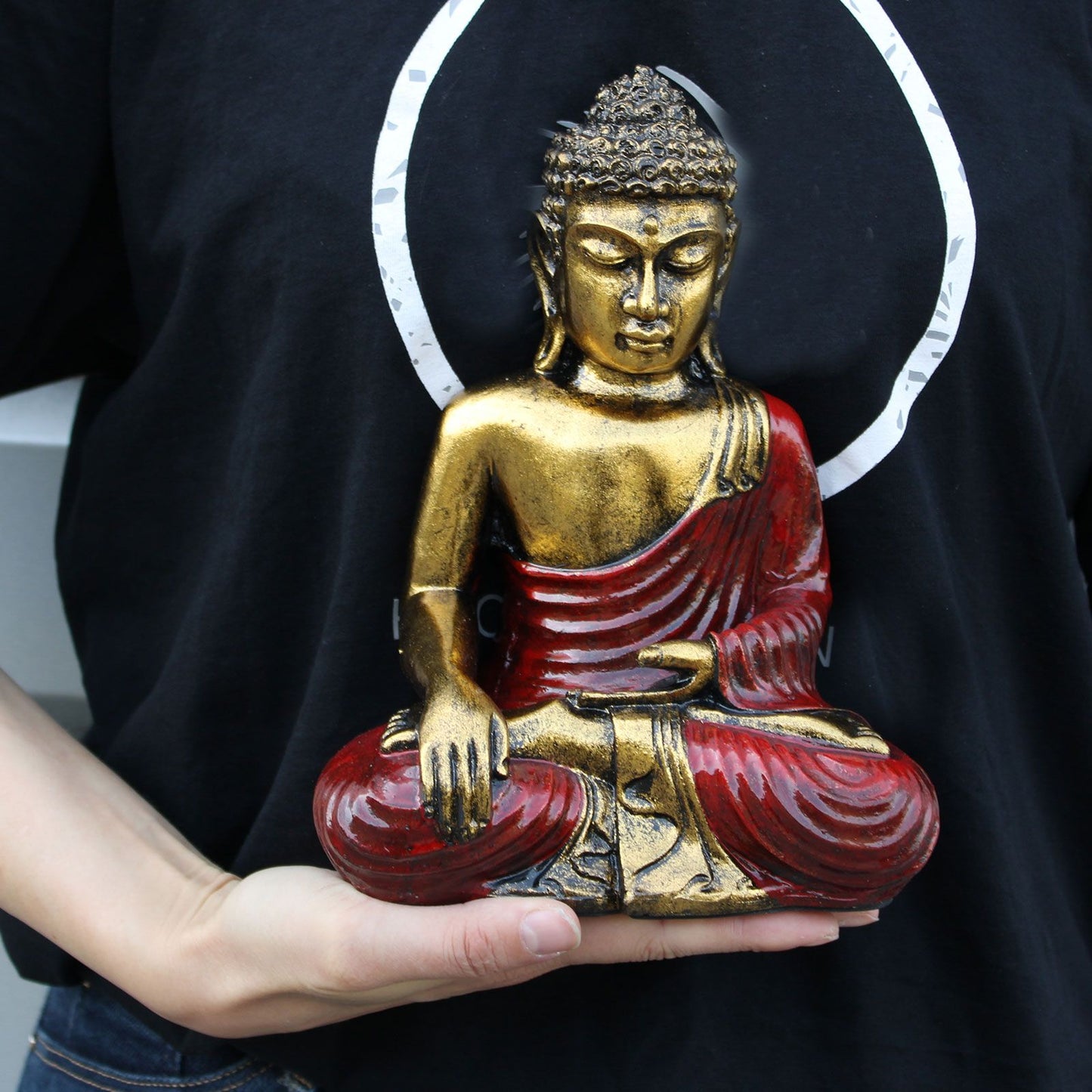 Red & Gold Buddha