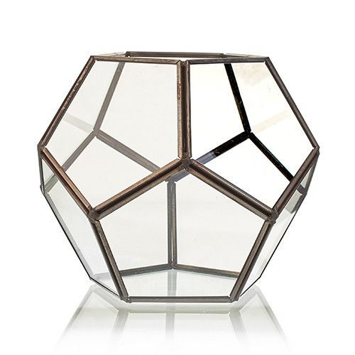 Octagon Glass Terrarium