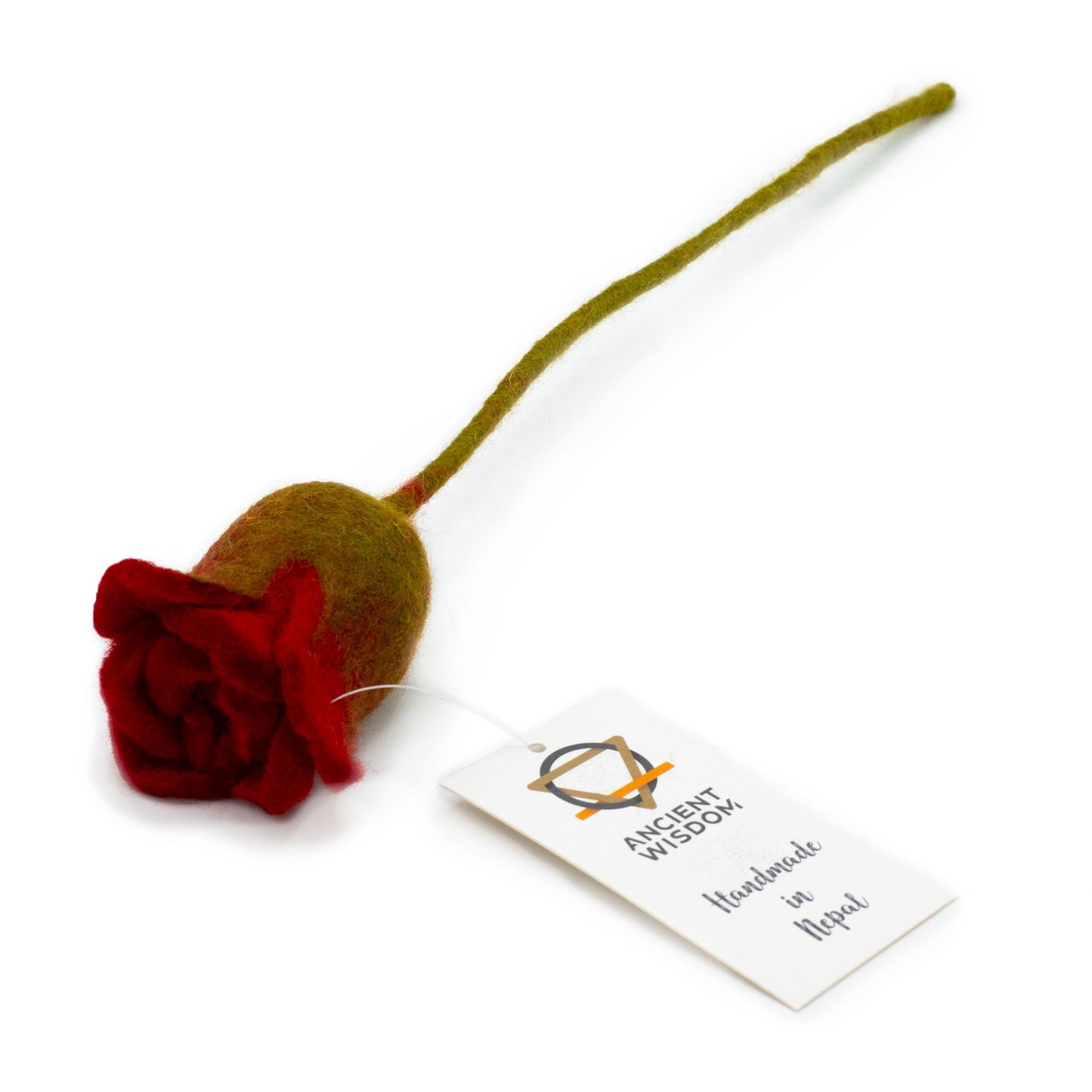 Felt Flowers (x6) - Red Roses