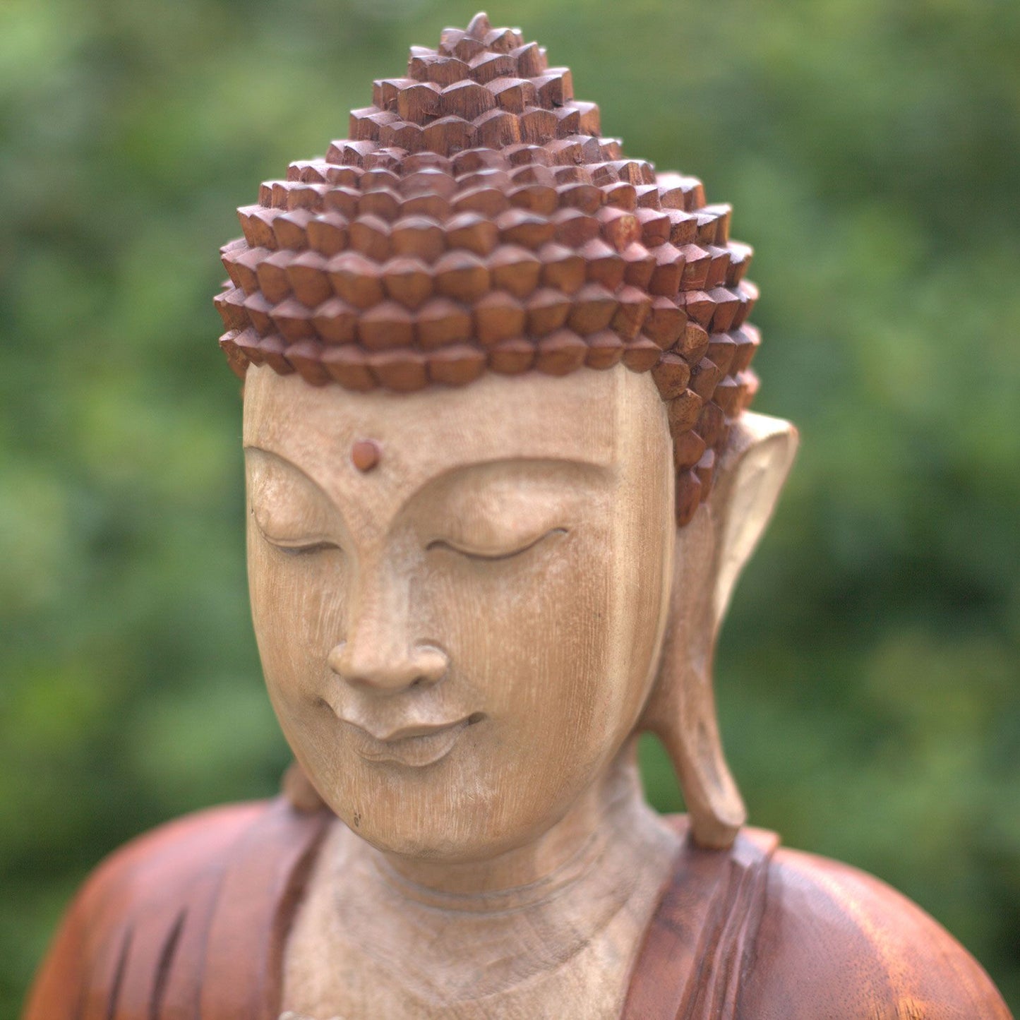 Hand Carved Buddha Statue - 30cm