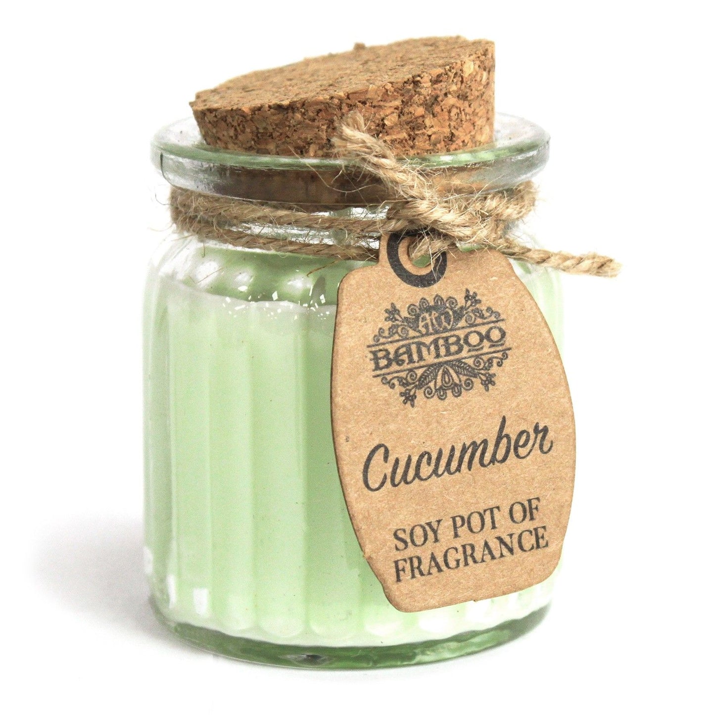 Soy Pot of Fragrance Candle - Cucumber