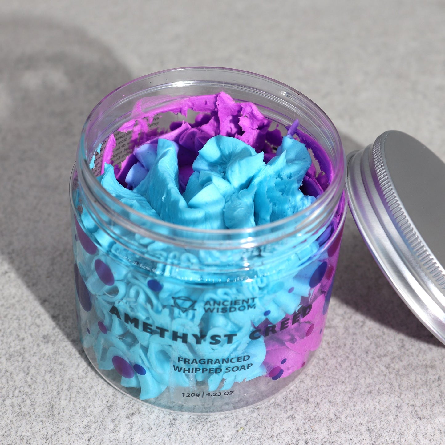 Amethyst Creed Whipped Cream Soap