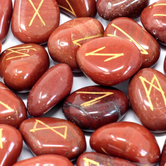 Runes Stone - Red Jasper