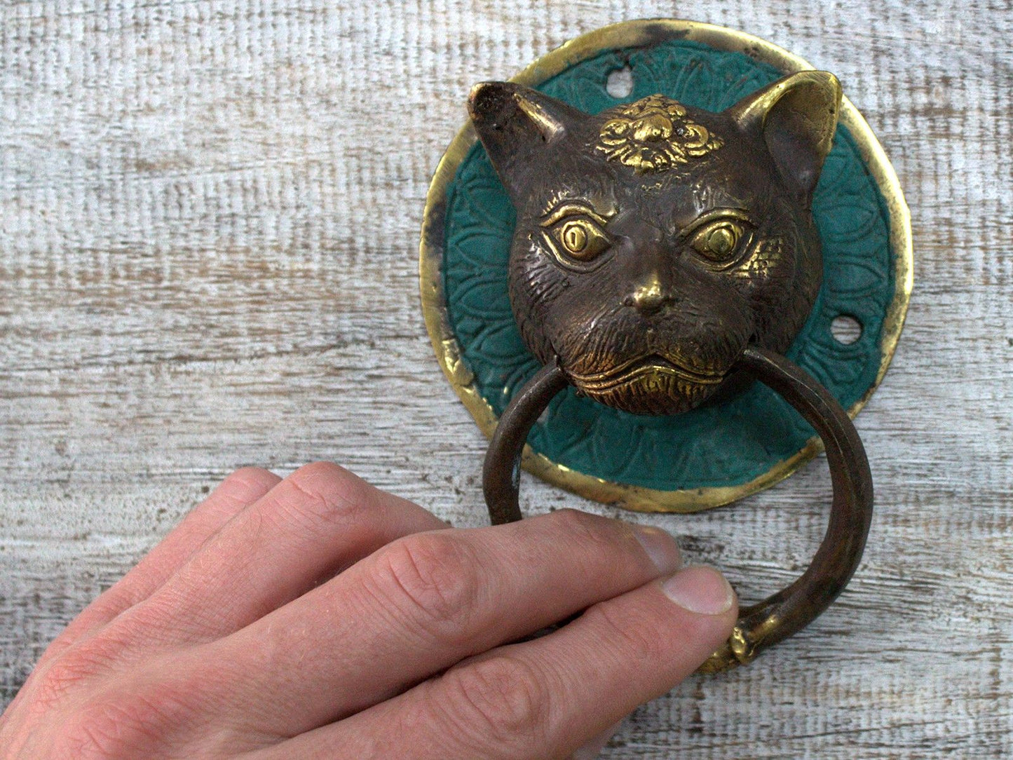 Tiger Head Door Knocker