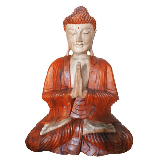 Hand Carved Buddha Statue - 30cm