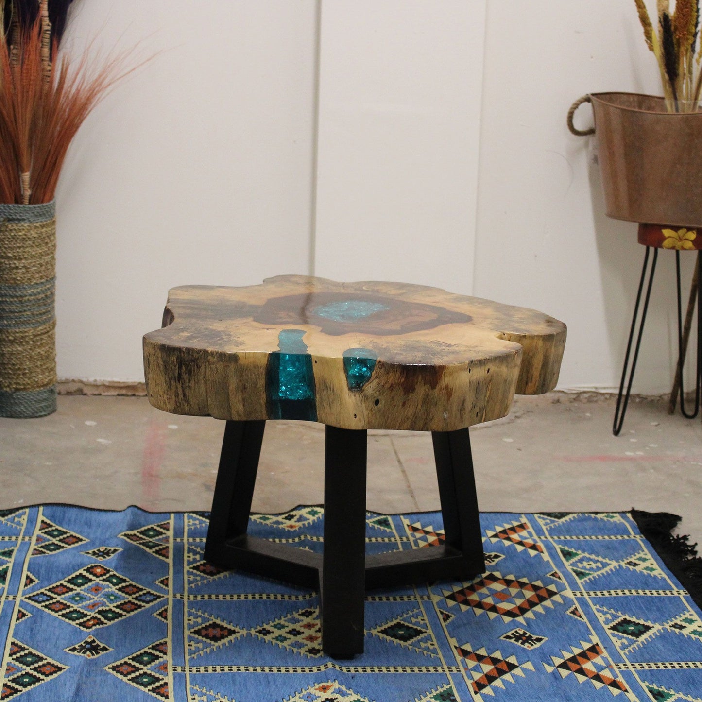 Tamarind and Resin Coffee Table